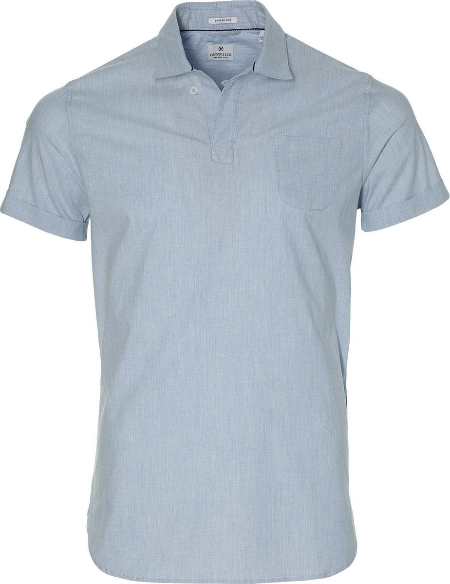 Dstrezzed Overhemd - Slim Fit - Blauw - L