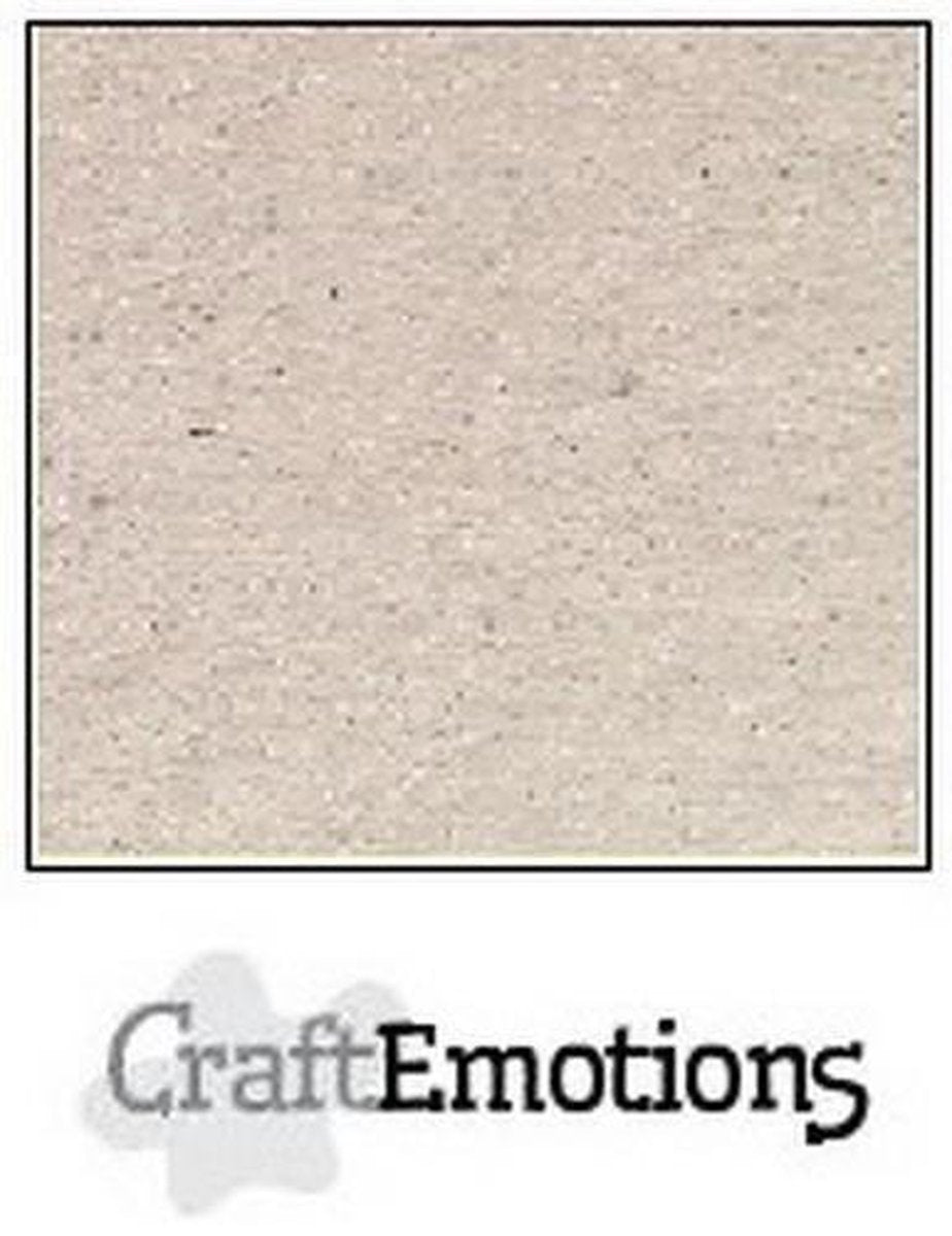 CraftEmotions karton kraft wit 10 vel 30.5x30.5 centimeter 220GR
