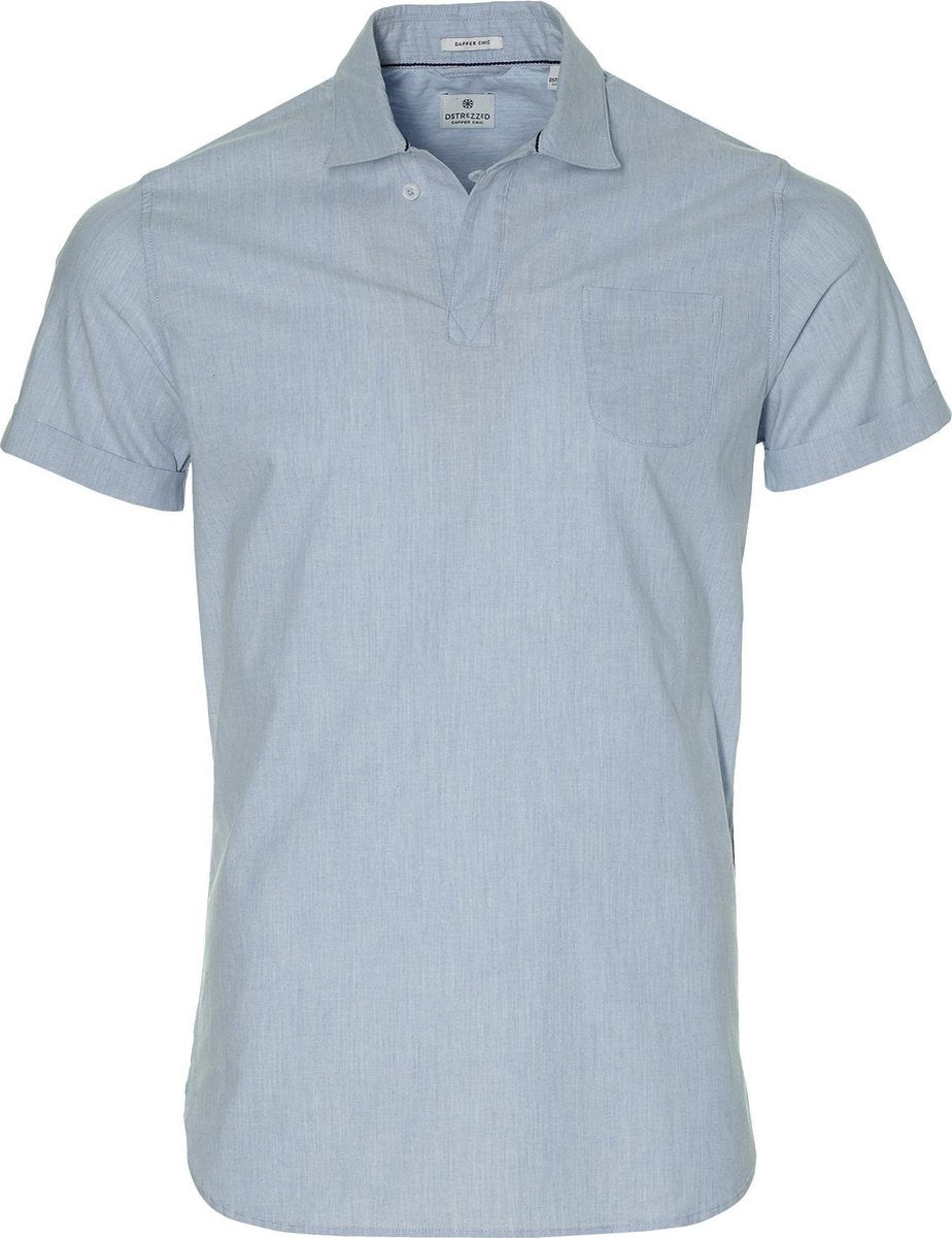 Dstrezzed Overhemd - Slim Fit - Blauw - XL