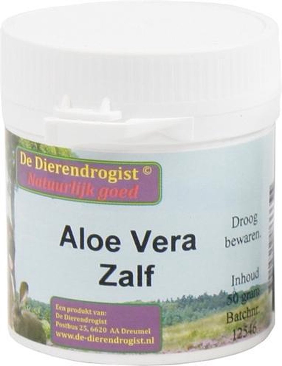 Dierendrogist aloe vera zalf - 50 gr - 1 stuks