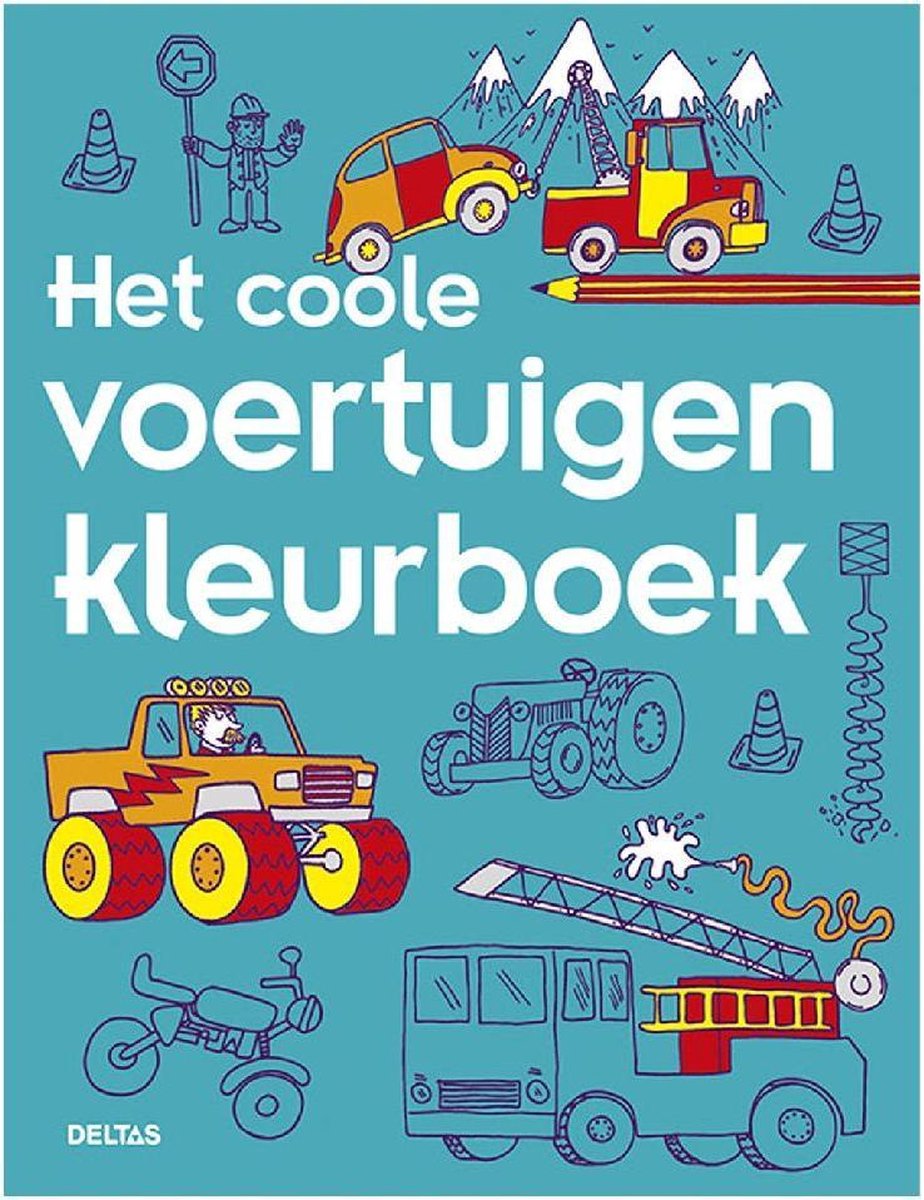 Deltas Kleurboek Coole Voertuigen