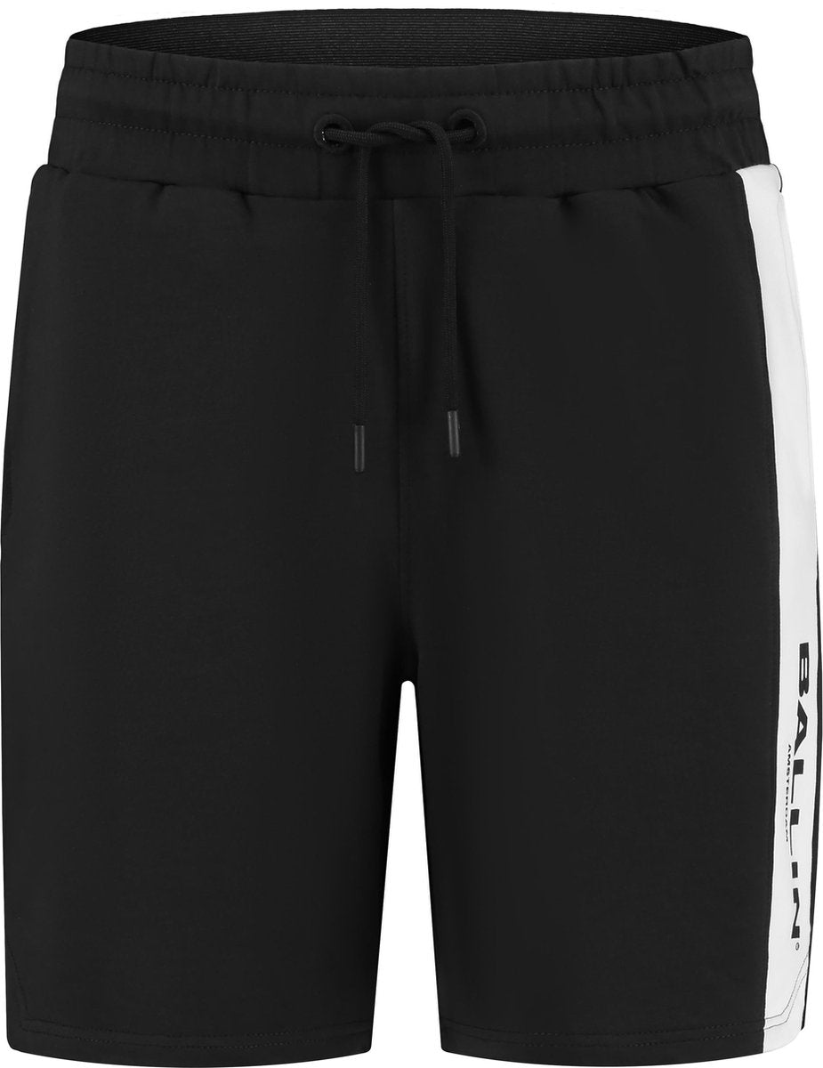 Ballin Amsterdam Rekband Logo Short - Zwart - Slim fit