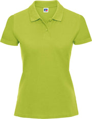 Russell Europa Vrouwen/dames Klassiek Katoenen Korte Mouw Poloshirt (Kalk)