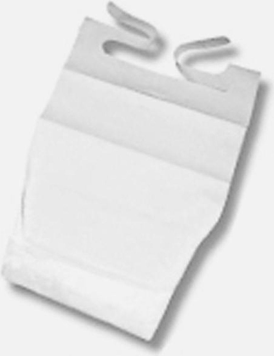 100 STUKS Wegwerp SLABBERN ZONDER LATEX MET ZAK slabbetje voor volwassenen 37x66  _Ideaal voor bejaardenhuizen