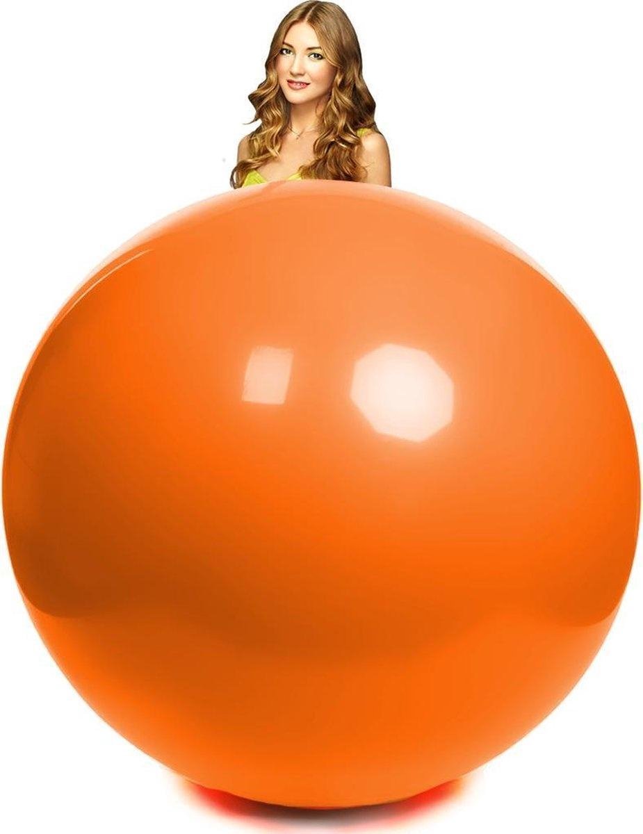 10 Oranje mega ballonnen.