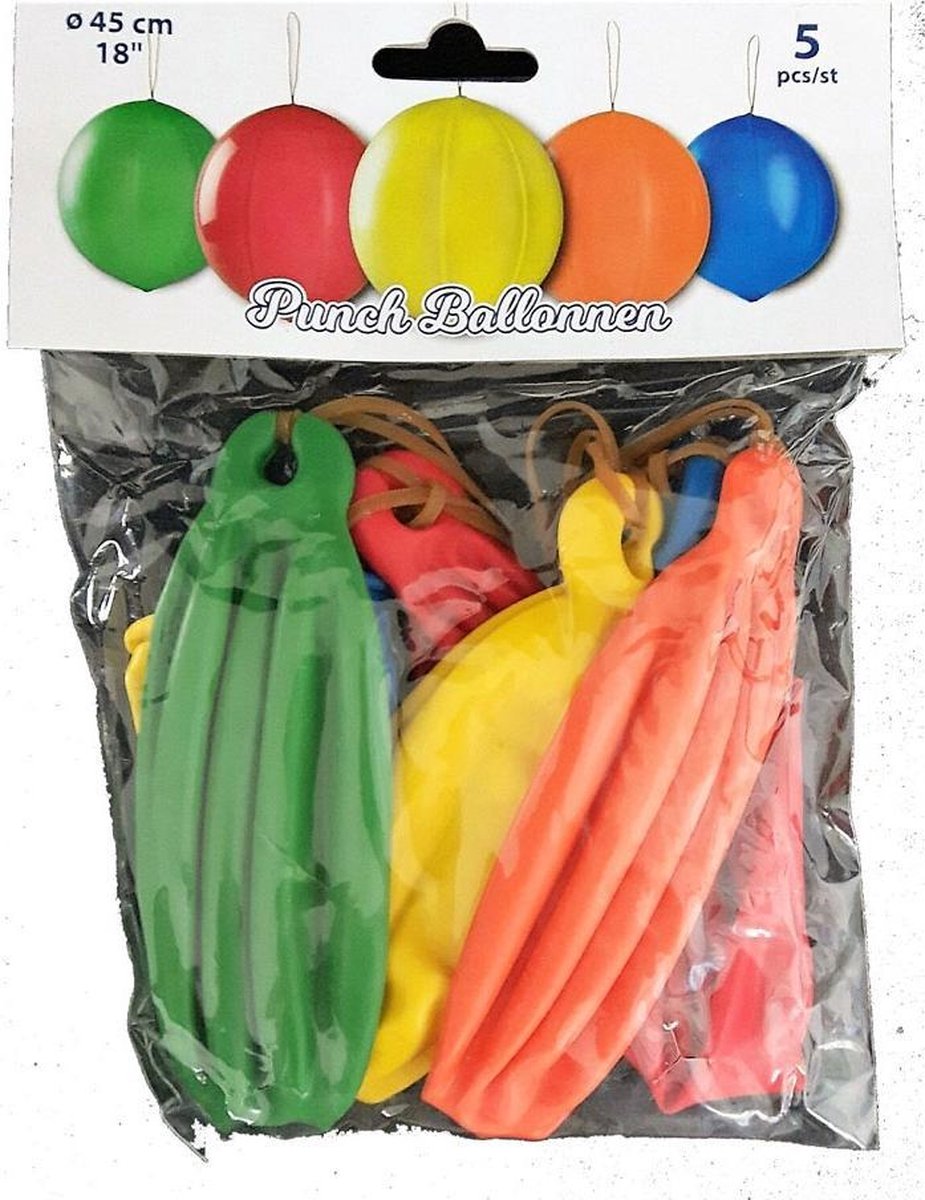 Punchballoons 5 stuks