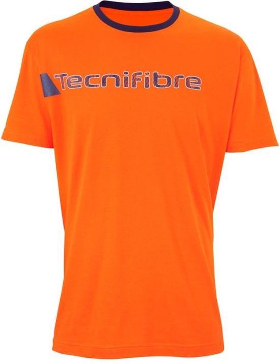 Tecnifibre Cotton Tee Oranje Maat XL