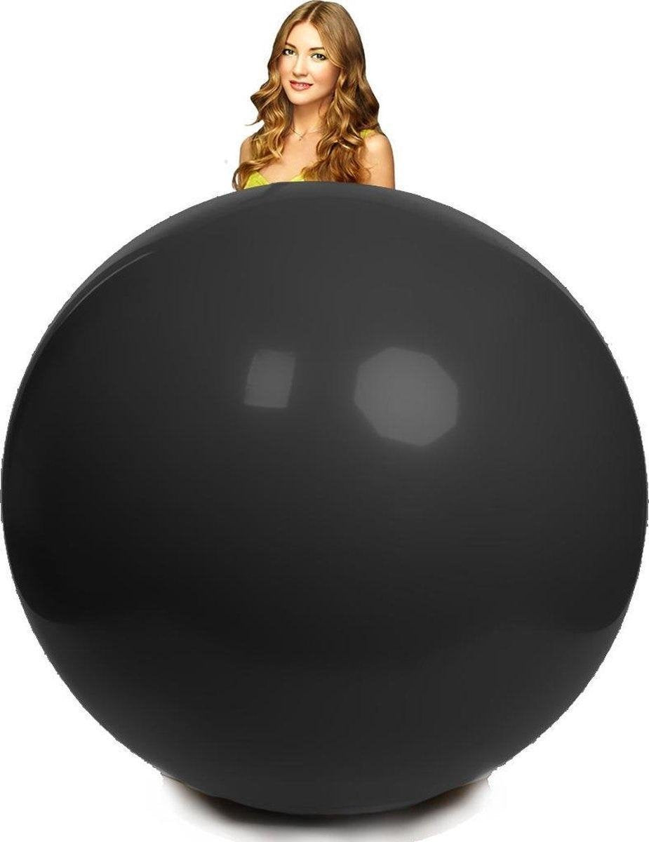 10 Zwarte mega ballonnen.