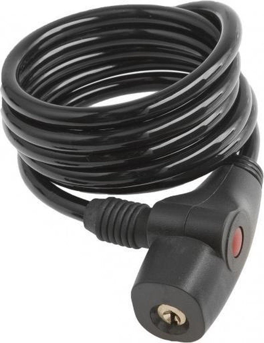 M-Wave Spiraal 8.15 - Kabelslot - 150 cm - Zwart