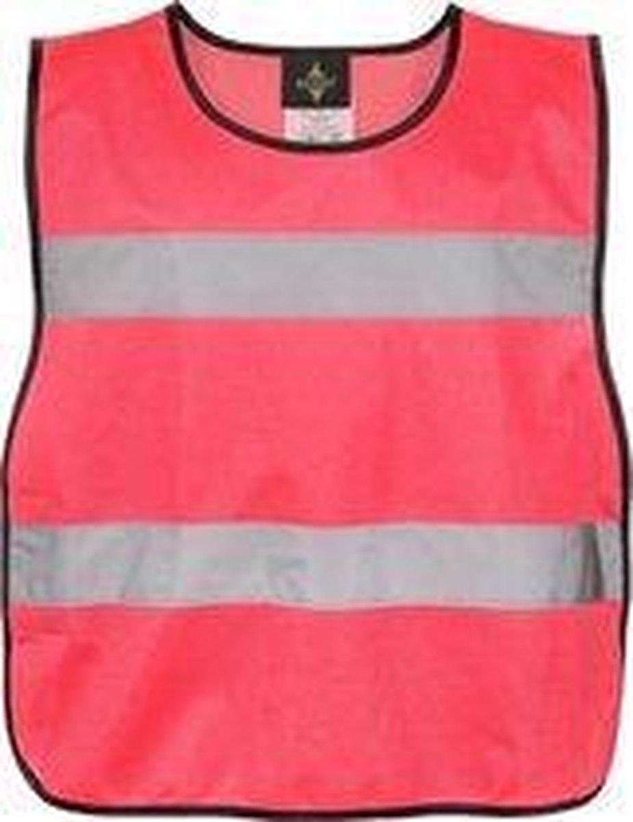 KX102 Korntex Veiligheid Poncho Kind - Maat L (+12 jaar) – Neon Roze