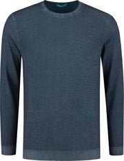 District Indigo Pullover Ronde Hals Groen (7.11.501.501 - 078)