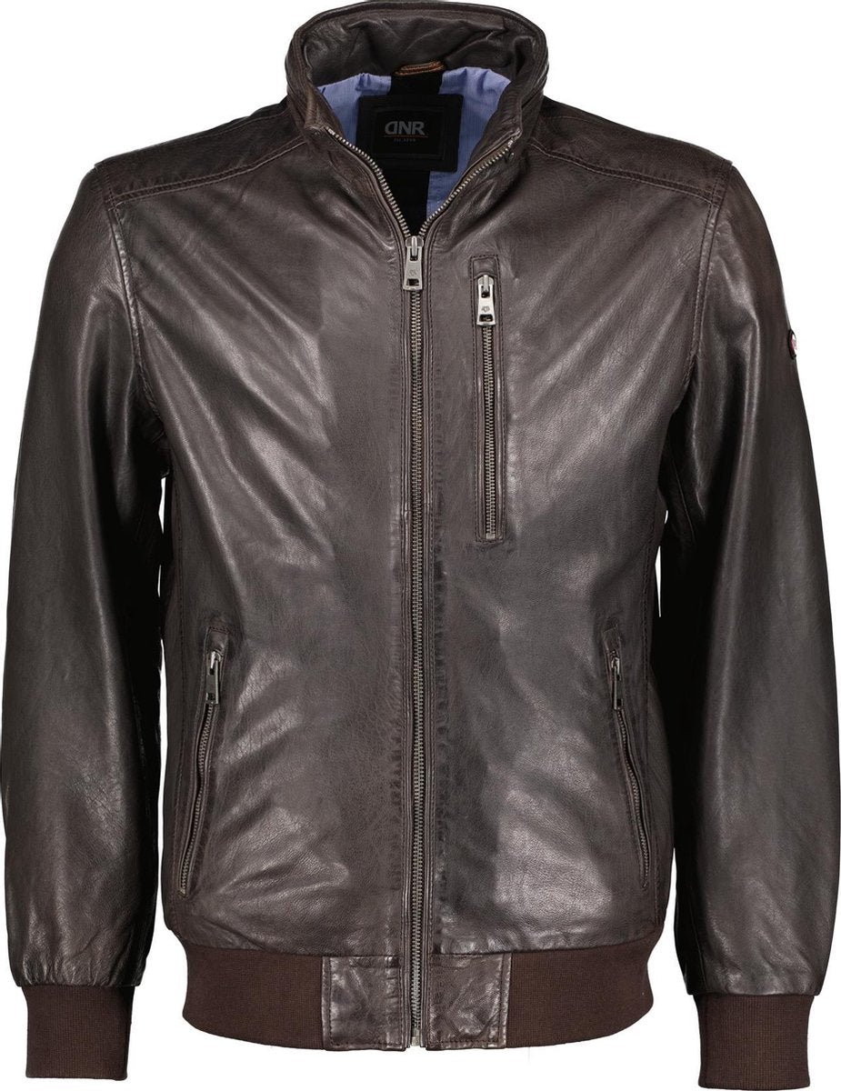 DNR Jack Leer - Modern Fit - Bruin - 64
