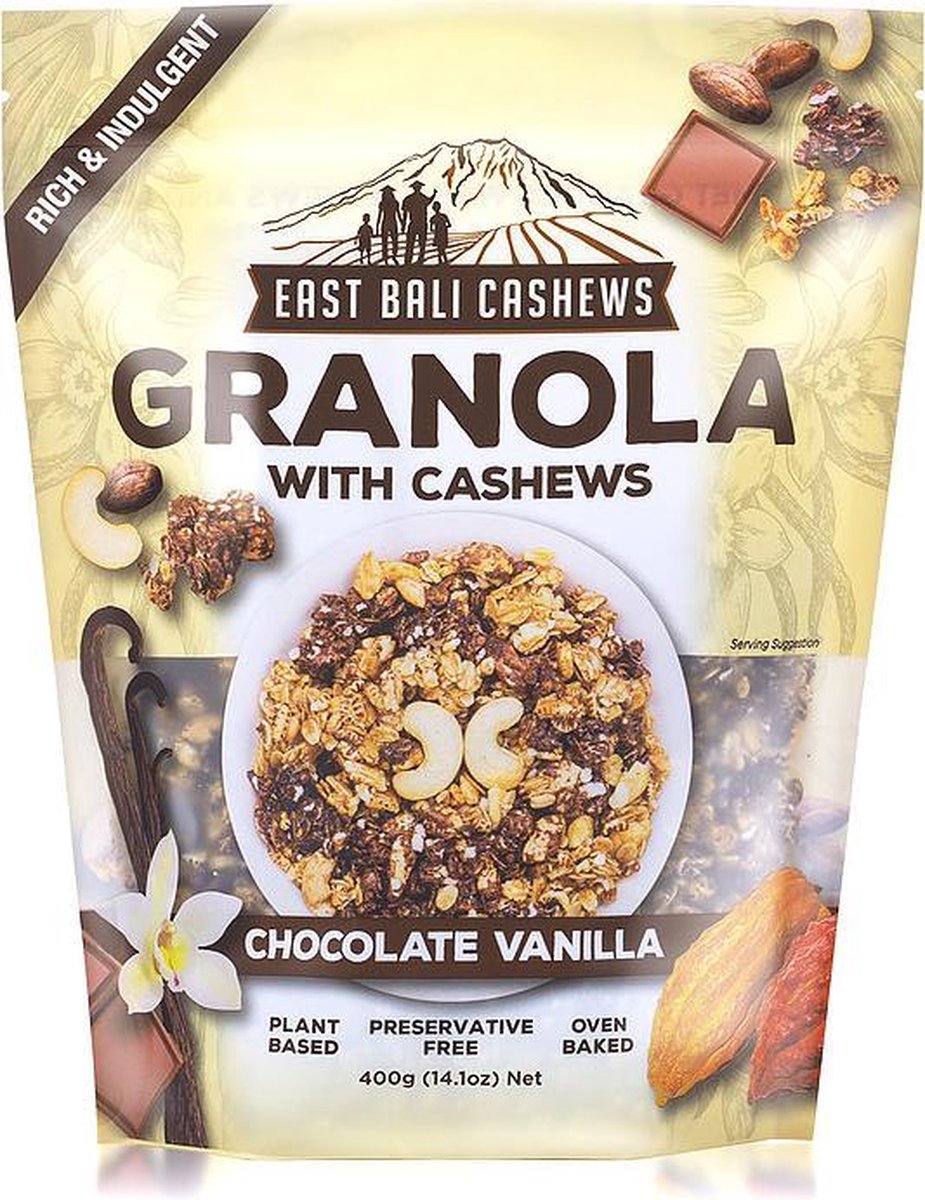 East Bali Chashews - Granola Choco Vanille