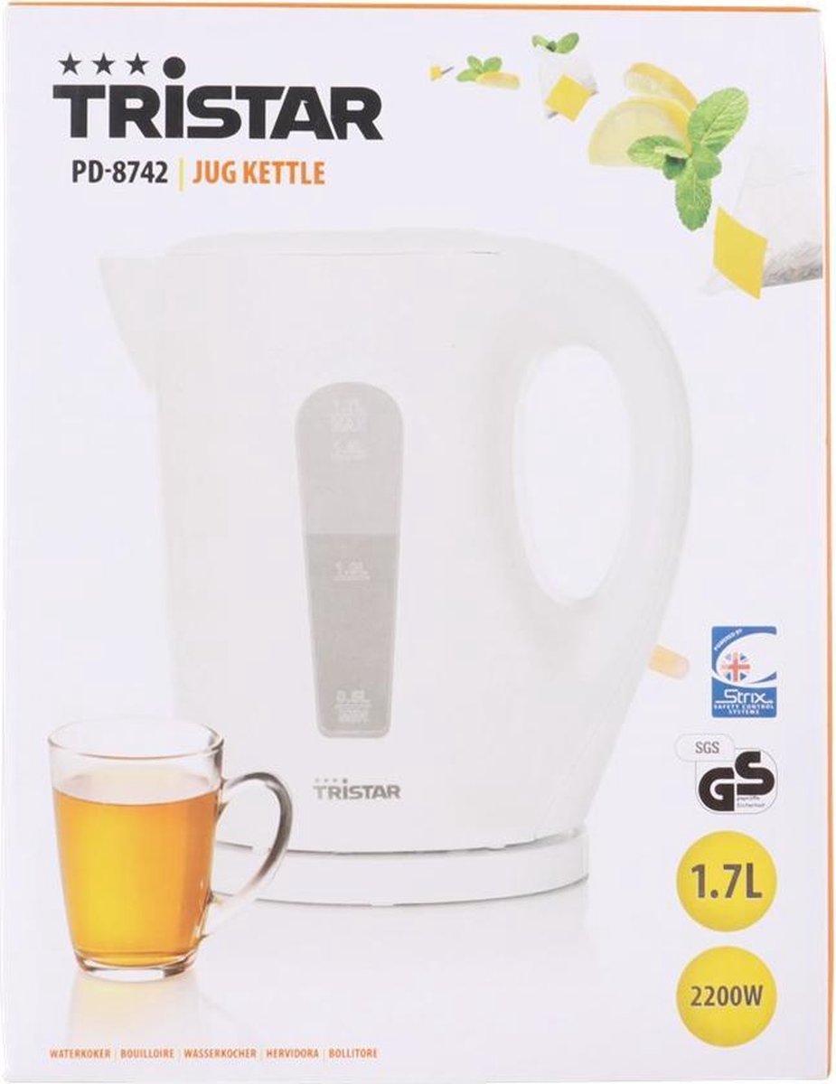 Tristar | Waterkoker | PD-8742W Jug Kettle| Waterkoker 1