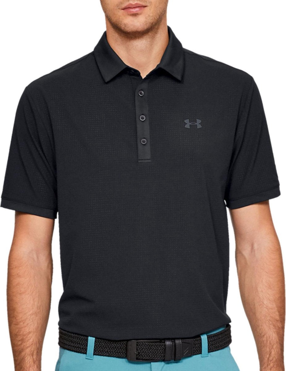 Under Armour Sportpolo - Maat S  - Mannen - zwat