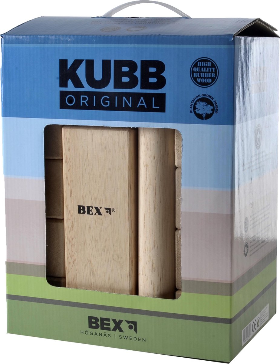 Bex Sport Original Kubb Blanco Koning - Rubberhout