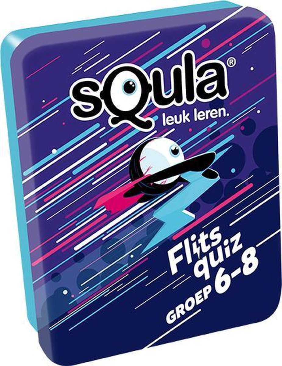 Squla Flits Quiz - groep 6-8 - Het supersnelle kennisspel - 100 vragen