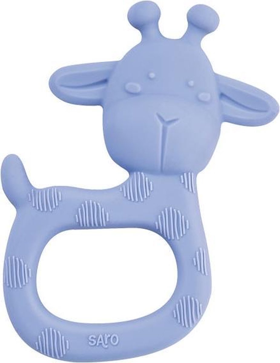 bijtring Giraffe Party siliconen paars