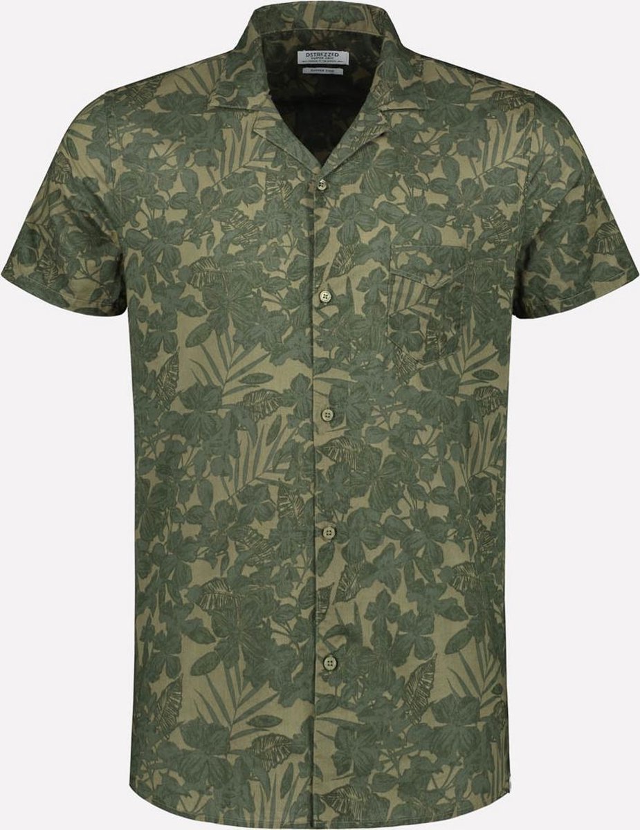 Dstrezzed 311210 Casual overhemd met korte mouwen - Maat M - Heren
