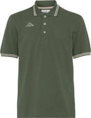 Kappa - Logo Maltax 5 MSS Polo  - Groen - Heren - maat  L
