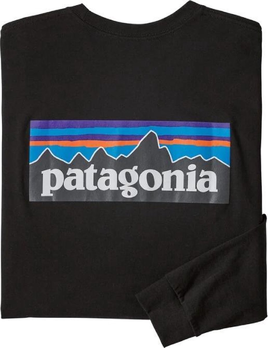 Patagonia Responsibili Longsleeve heren casual sweater zwart