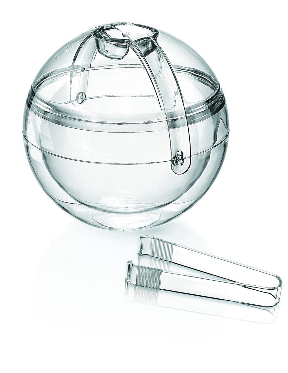 Guzzini Happy Hour ijsemmer met tang Stella transparant - 1.9Ltr