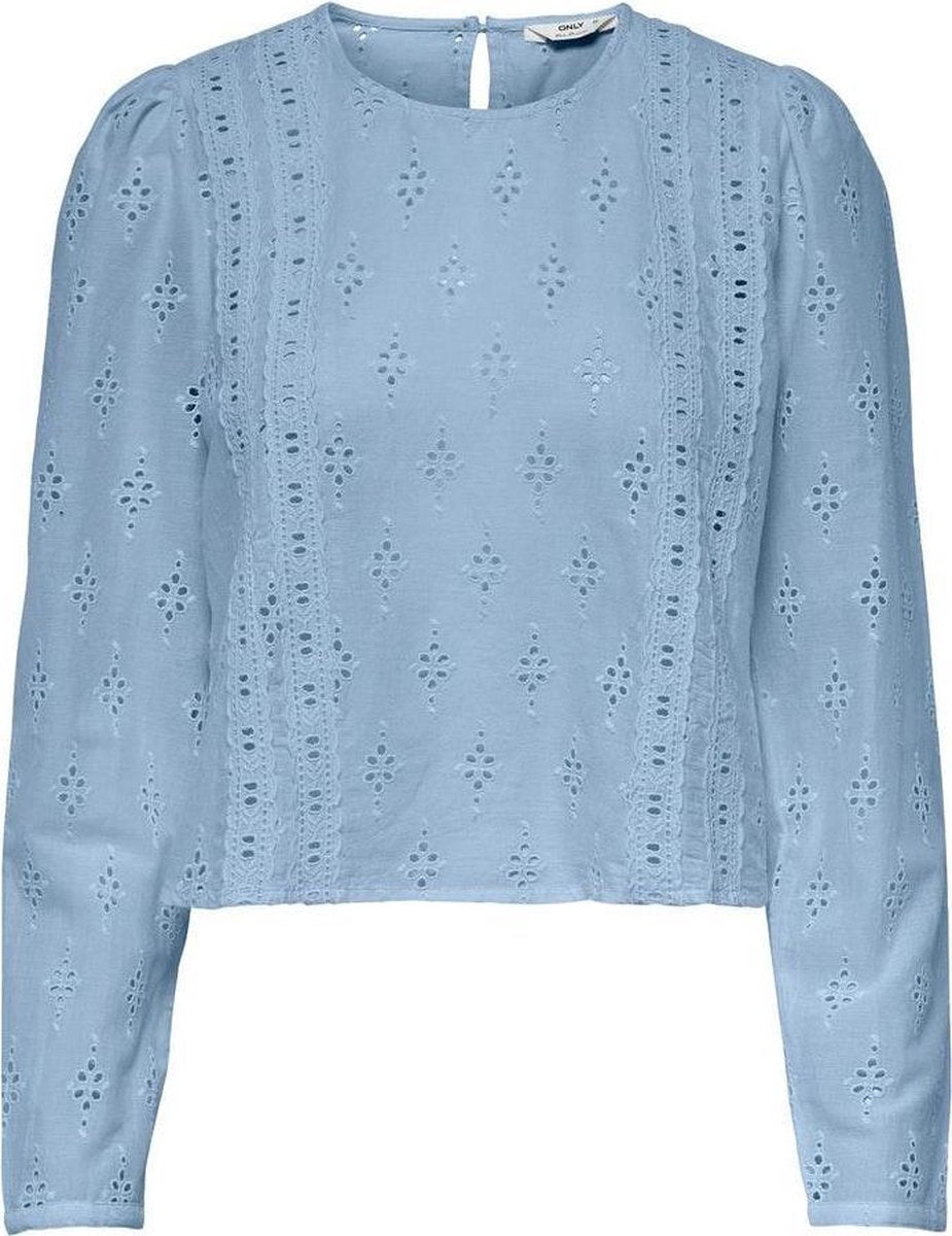 Onlbailey Life Ls B Ang Dnm Top Ff 15226135 Cashmere Blue