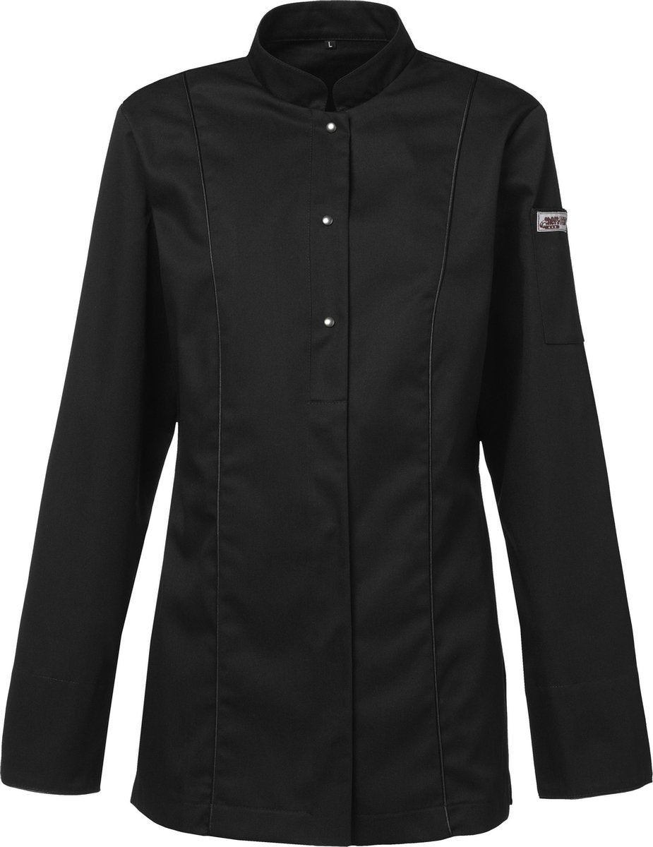 Chefs Fashion - Koksbuis New Lady Black - XXXL