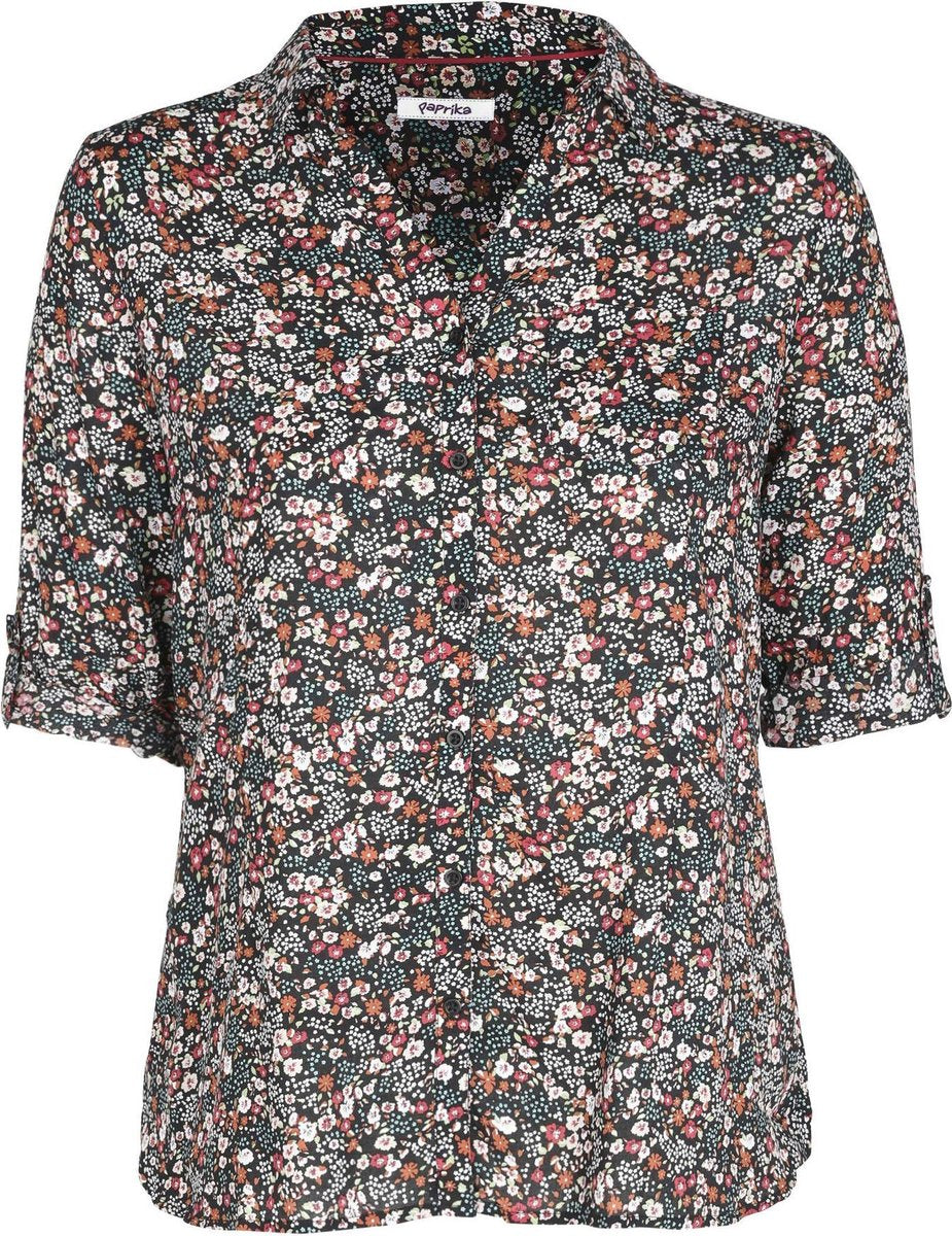 Blouse in viscose met libertyprint