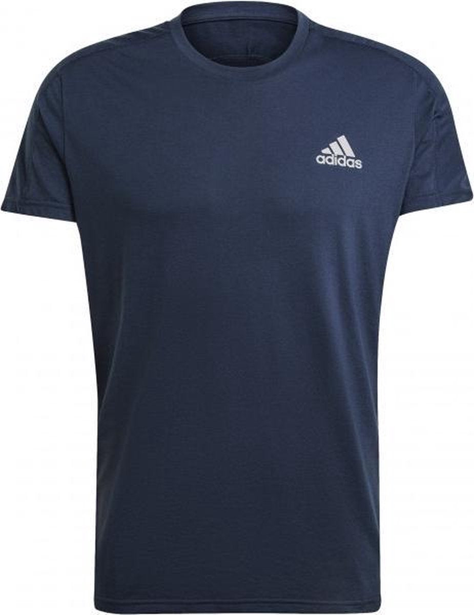 adidas Own The Run Shirt Heren - Blauw - maat L