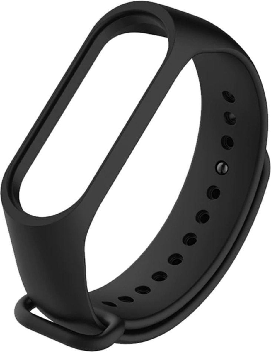Band voor smartwatch Mi Band 3 y 4 - Vervanging - Horlogeband - Armband - Zwart