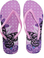 Sorprese vlinder – slippers – paars – maat 40 – slippers dames – teenslippers - badslippers