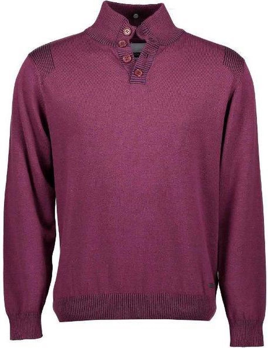 Blue Seven heren trui bordeaux rood - maat XXL