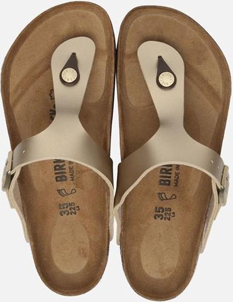 Birkenstock - Dames Sandalen Gizeh BS Gold (regular) - Goud - Maat 40