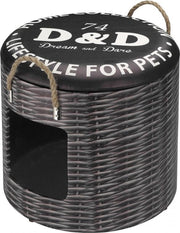 D&D Petbox rattan M - 35x34CM