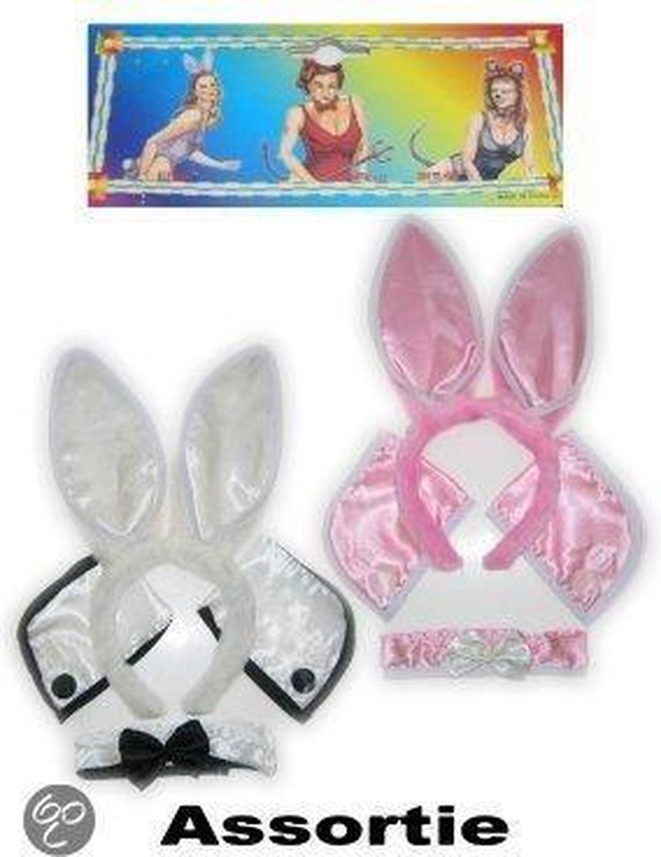 Bunny set wordt per stuk en per kleur geleverd