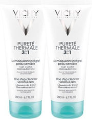 Vichy  Pureté Thermale 3-in-1 Reinigingslotion - 2 x 200 ml - Make-up Verwijdering
