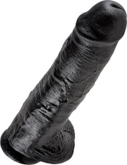 Pipedream King Cock Realistische Dildo met Ballen en Zuignap - 28 cm - Zwart