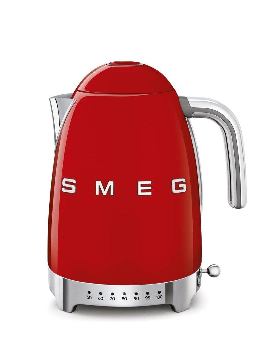 Smeg KLF04RDEU - Regelbare waterkoker - Rood