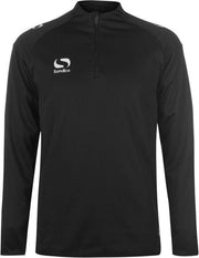 Sondico ¼ Zip Trainingsshirt lange mouw - Heren - Black - 3XL