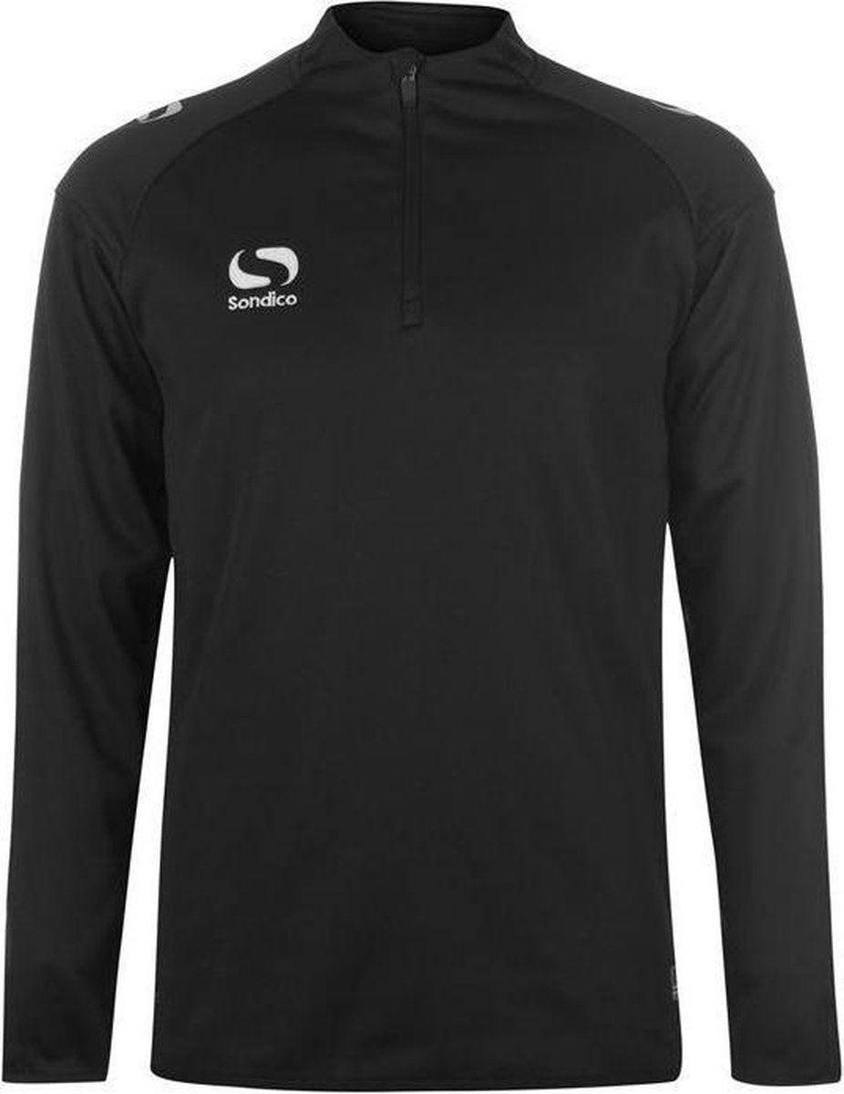 Sondico ¼ Zip Trainingsshirt lange mouw - Heren - Black - 3XL