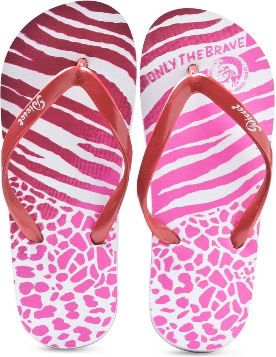 Diesel Flip Flop Teenslipper Zebra - Kids - Maat 31