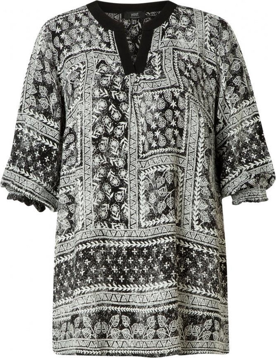 YESTA Harmony Tuniek - Black/Ecru - maat 3(52)