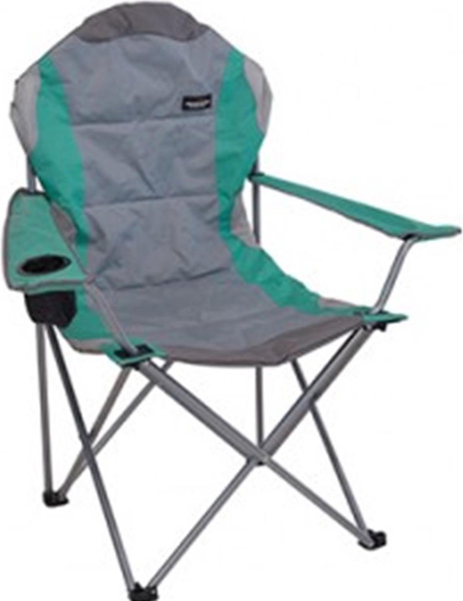 Campingstoel deluxe - Vouwstoel - Strandstoel - groen