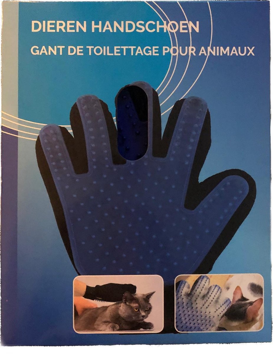 Dieren Handschoen Honden en Katten Borstel in de vorm van een Handschoen