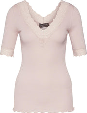 Rosemunde shirt Poederroze-m