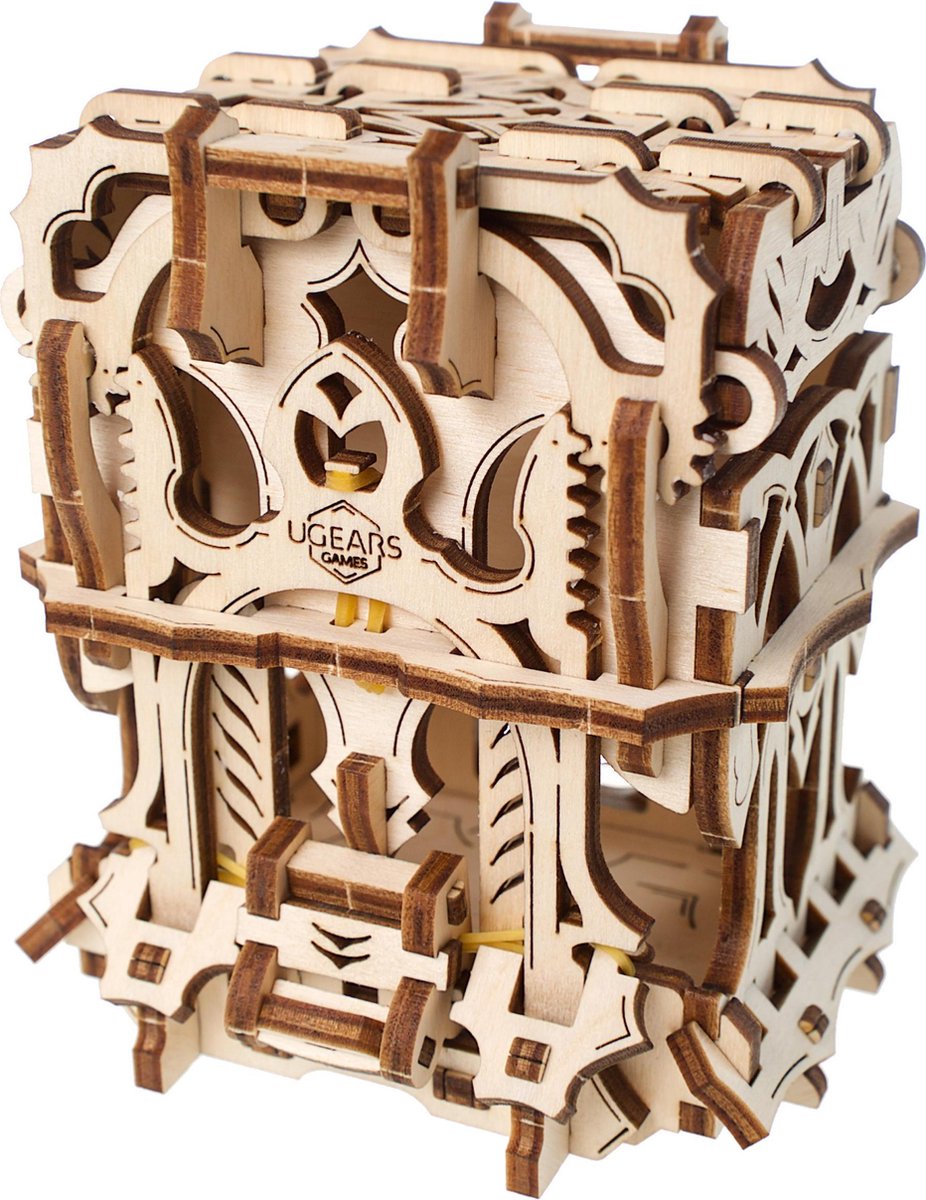 Ugears Houten Modelbouw - Speelkaartenhouder 2-vaks - Games