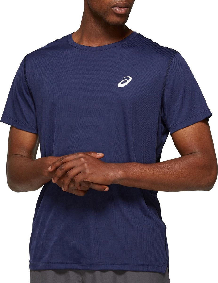 Asics Sportshirt - Maat S  - Mannen - navy