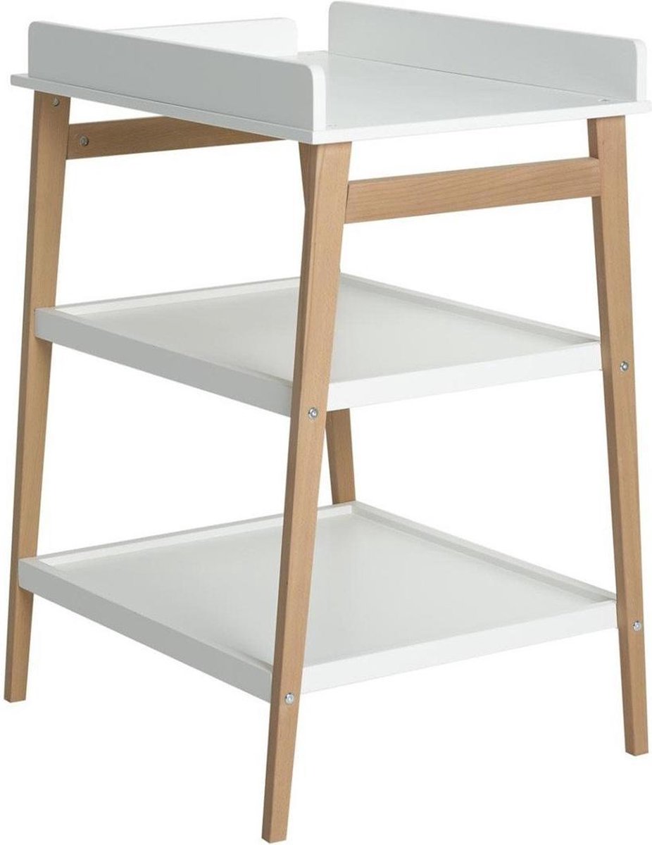 Quax Luiertafel Hip - Wit/Naturel
