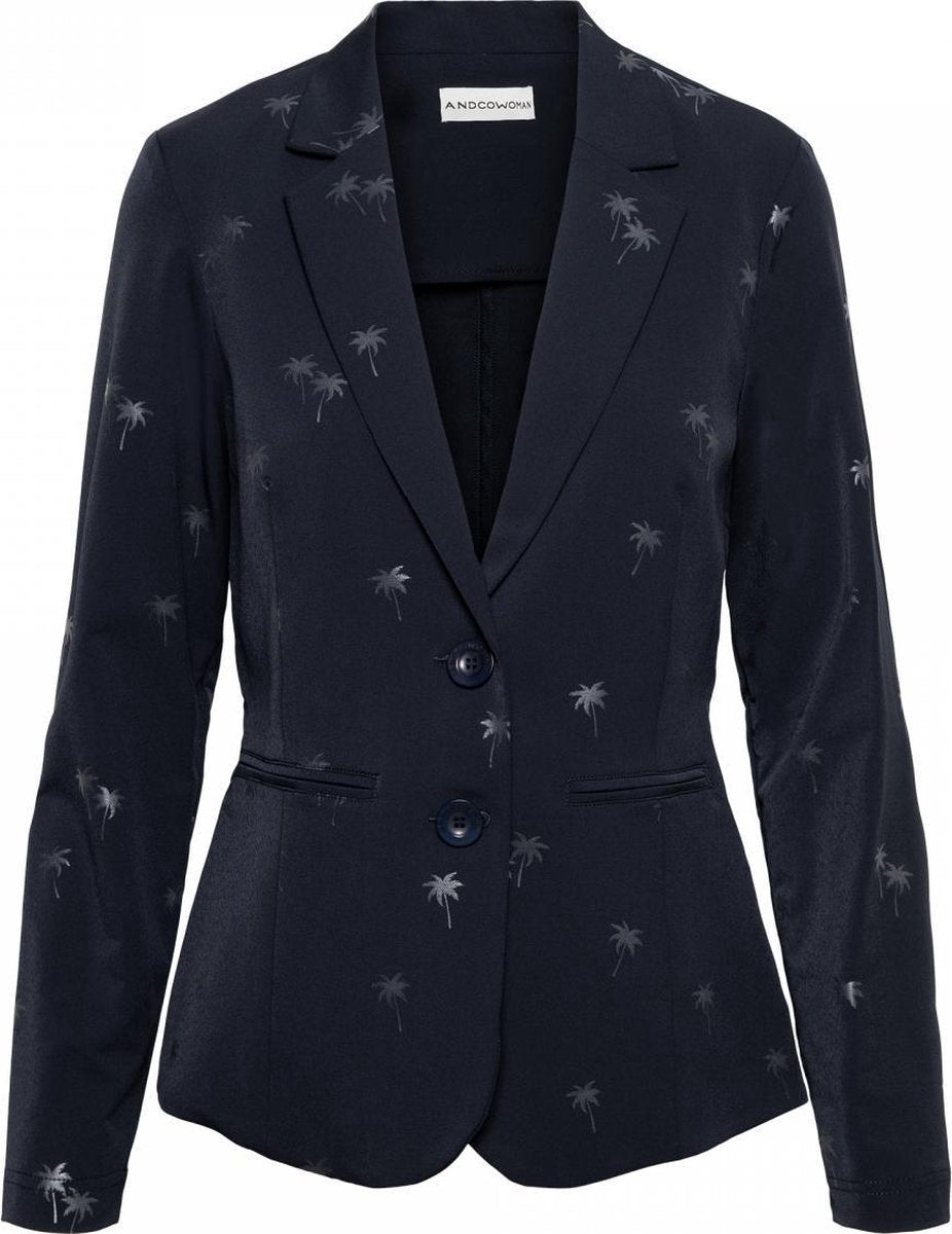 PHILEINE BLAZER PRINT (M.NAVY)